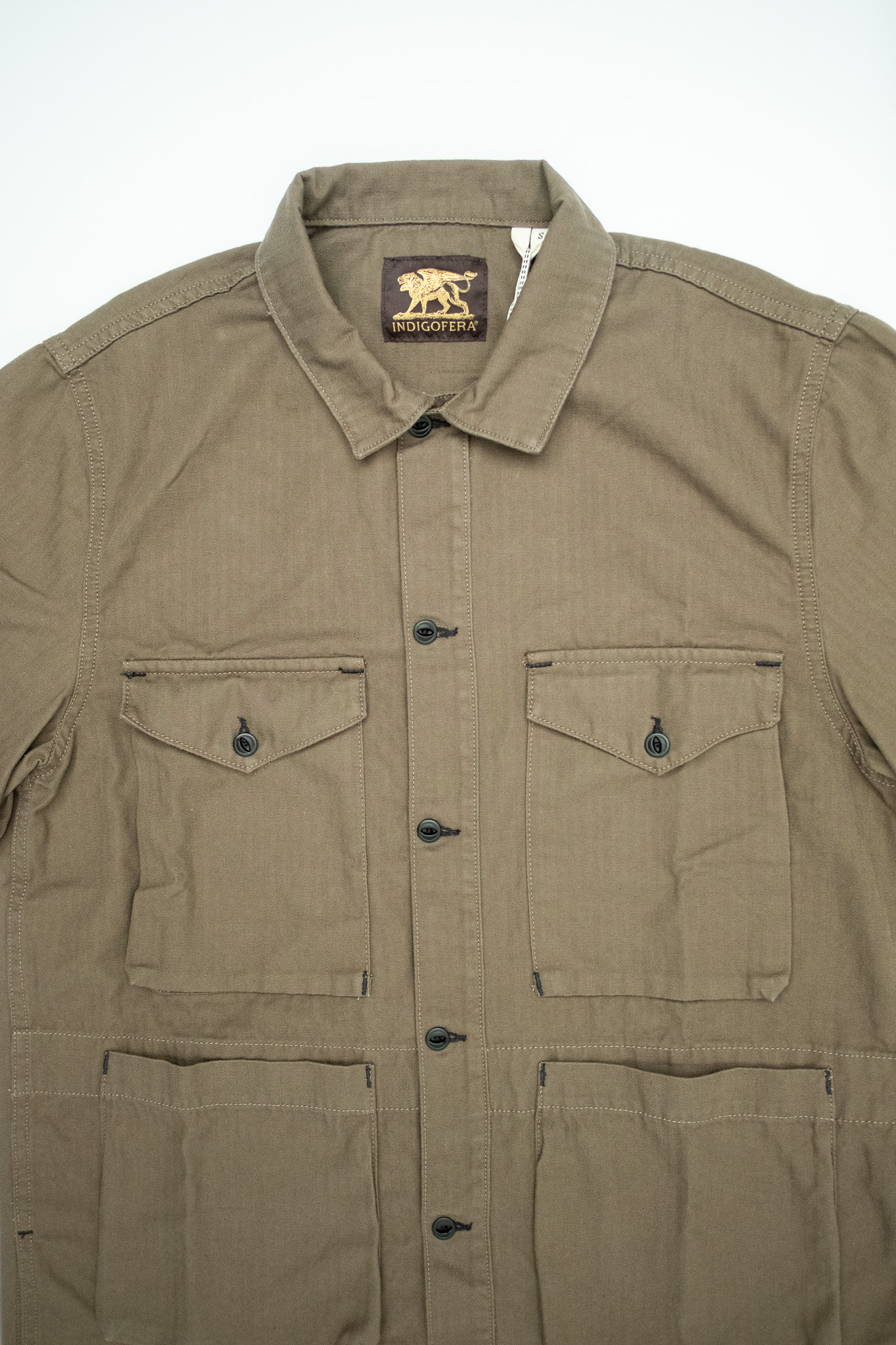 Indigofera - Rivera Neppy HBT Khaki Green Rinsed - 2