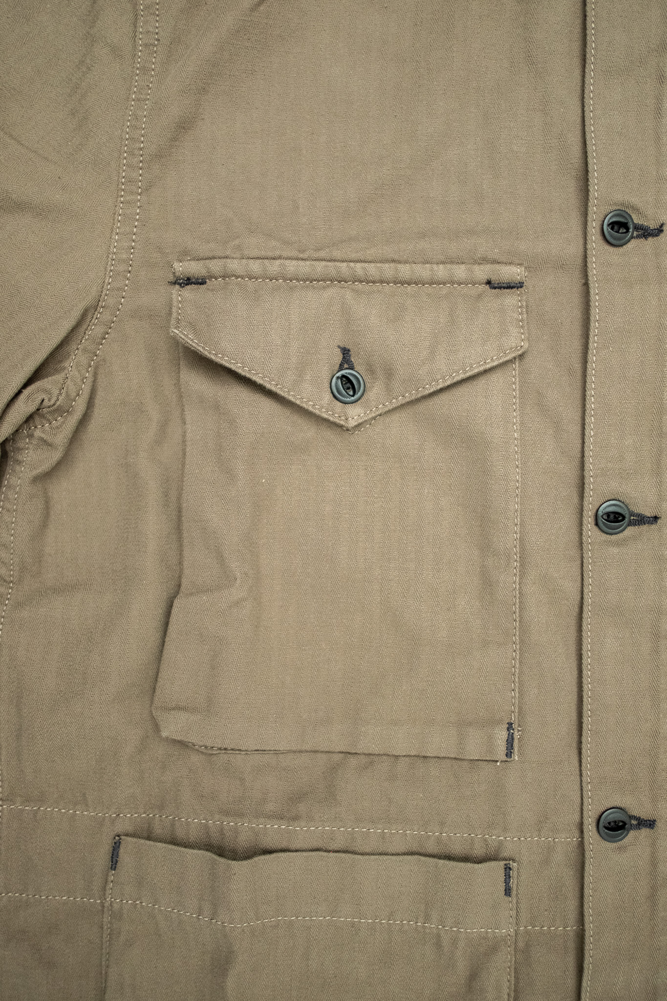 Indigofera - Rivera Neppy HBT Khaki Green Rinsed - 3