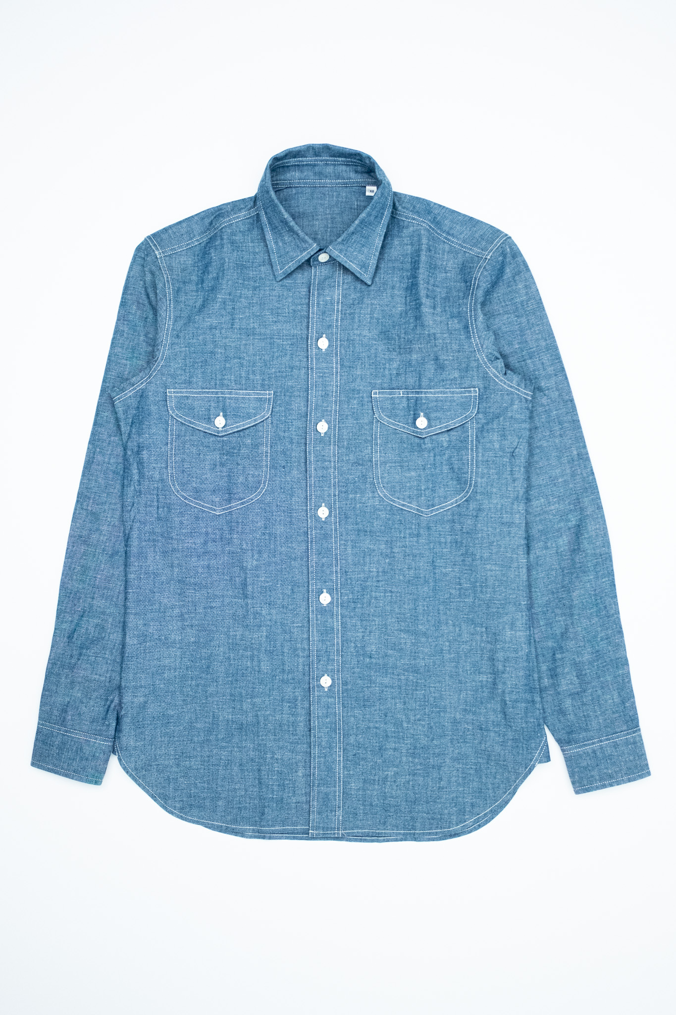 Bryceland's - Teardrop Work Shirt Chambray - Göteborg Manufaktur