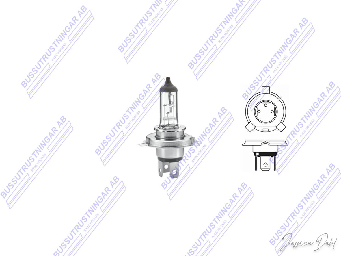 Lampa H4 75/70W 24 volt