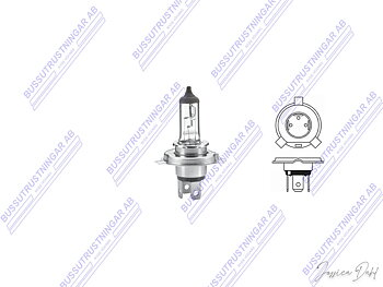 Lampa H4 75/70W 24 volt
