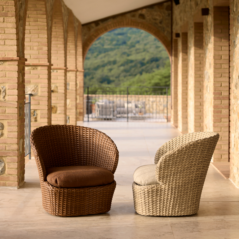 Coast Lounge chair with swivel function - Cane-Line
