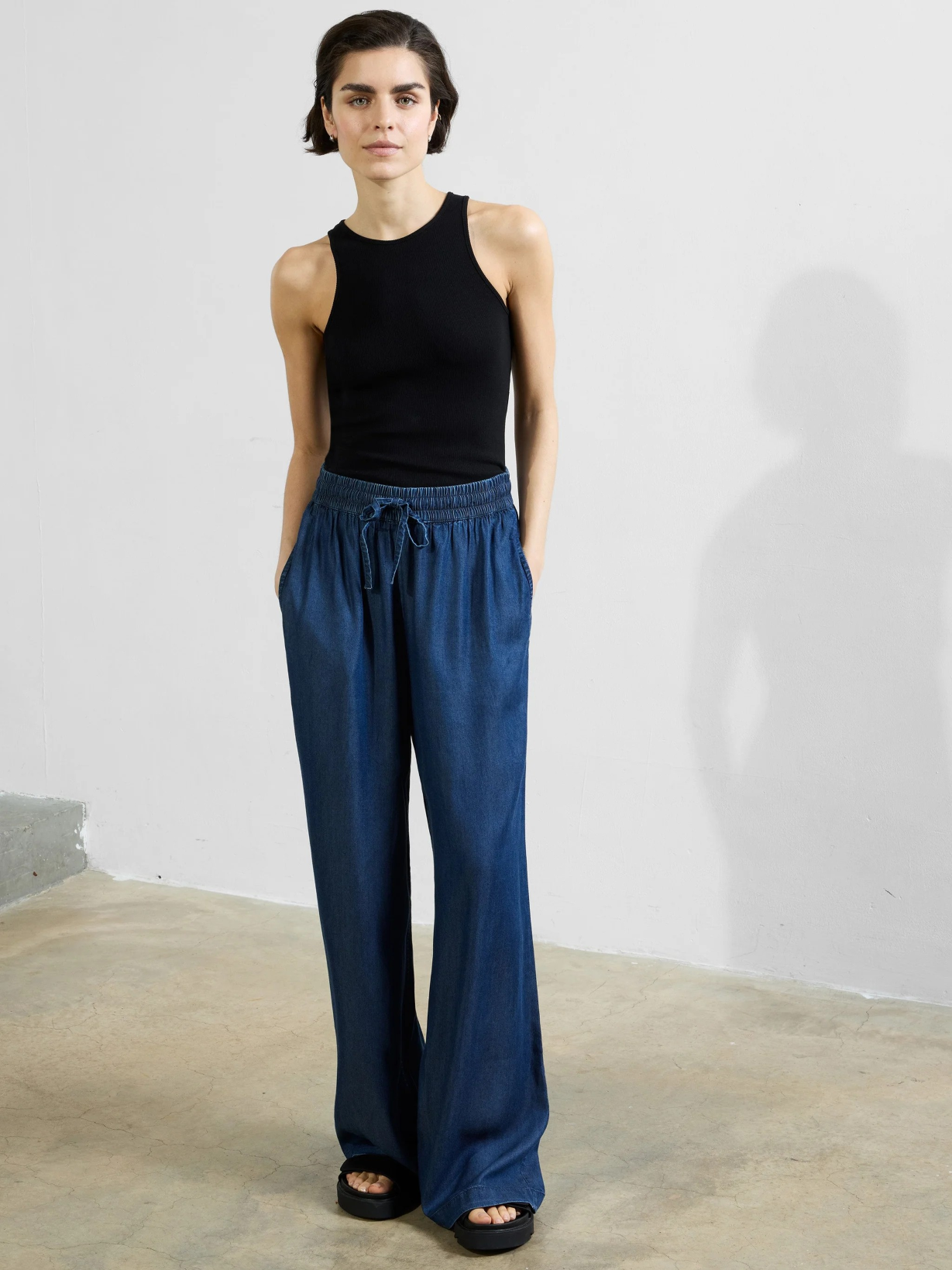 Collorado Denim Fluid Trousers - French Connection