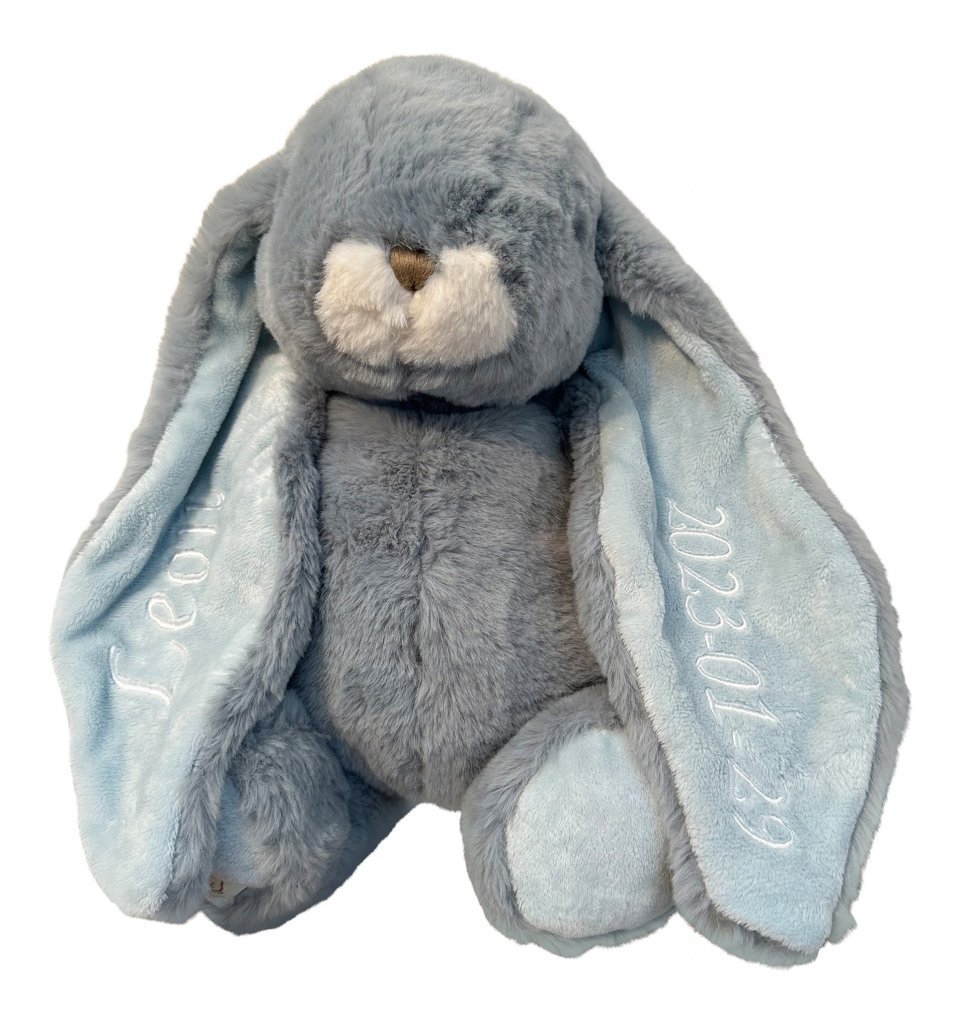 Gosedjur med namn  och datum -  Pearl Blue 