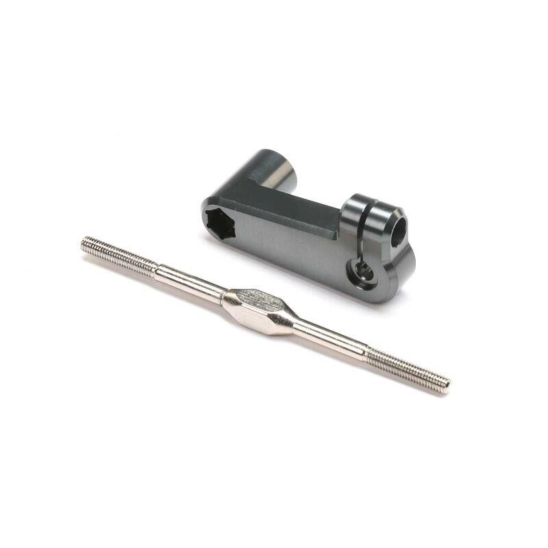 LOSI Servo Horn & Steering Link: 8X Super Lasernut