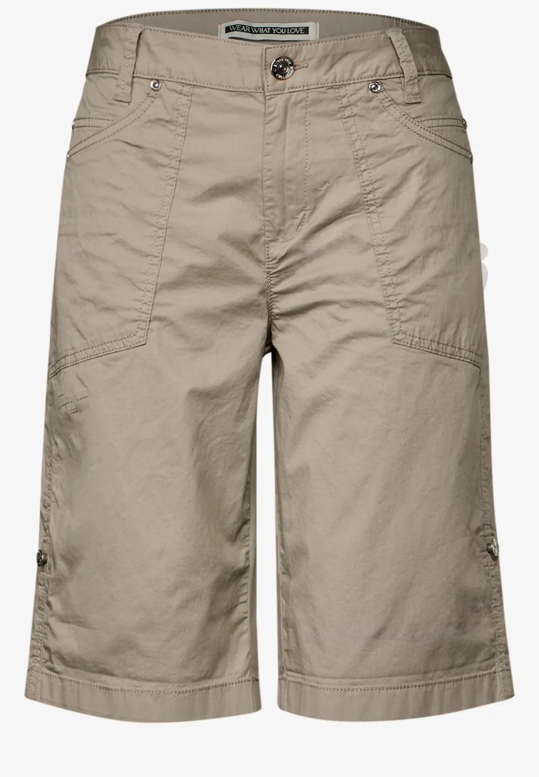 QR Yulius Bermuda Sportive - Buff Grey - Street One - 4