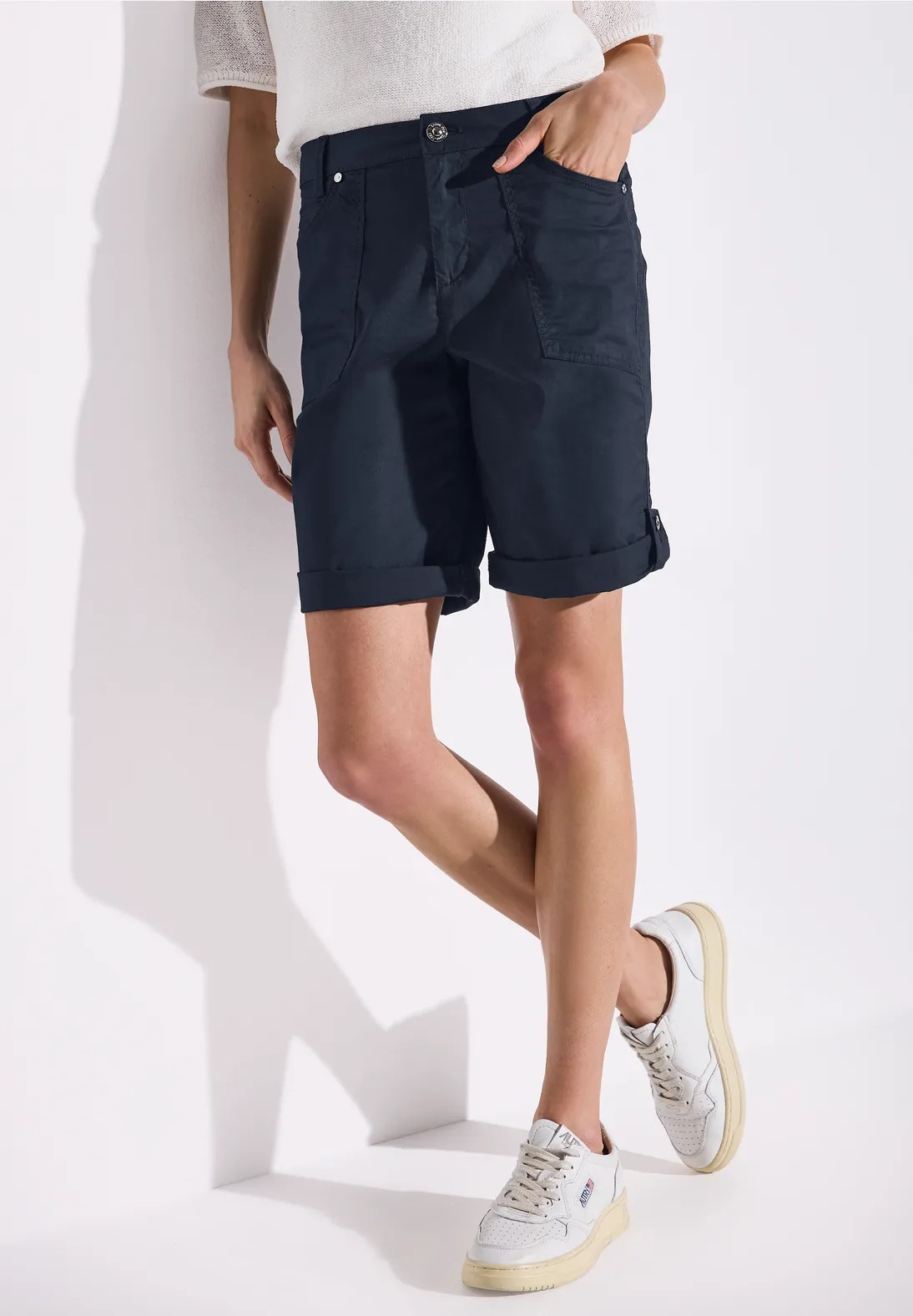 QR Yulius Bermuda Sportive - Deep Blue - Street One