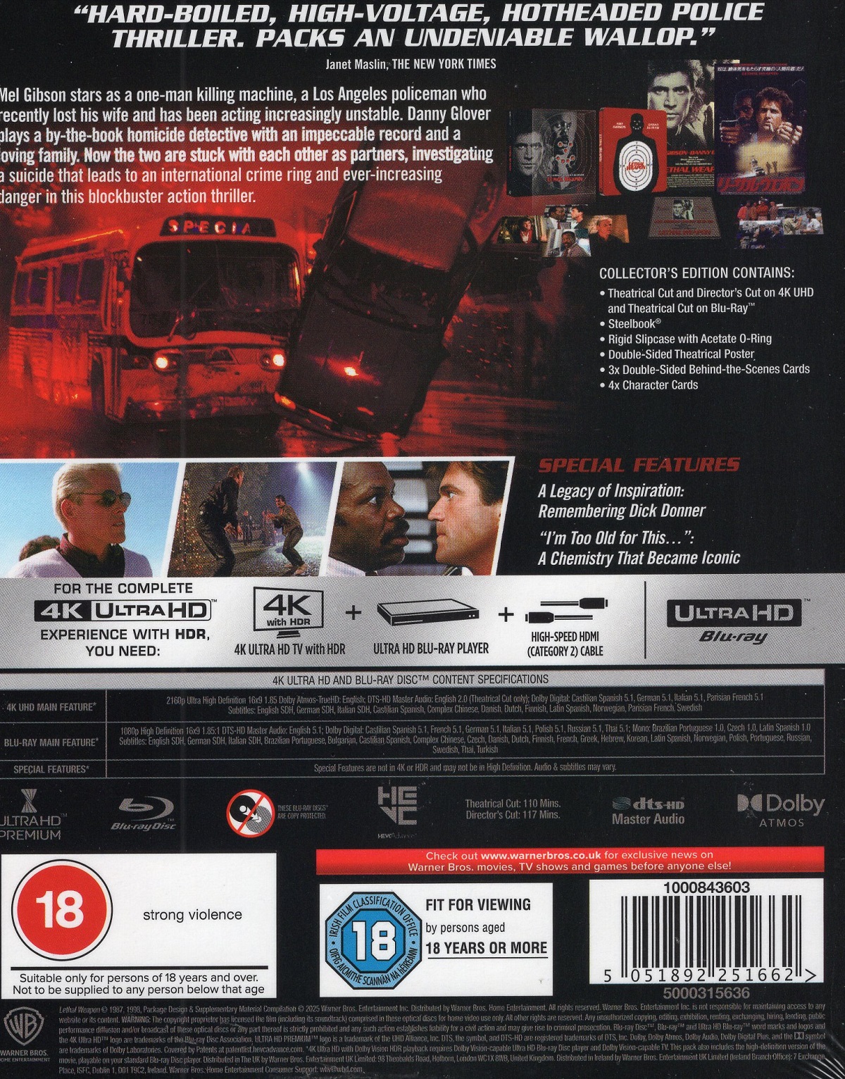 Dödligt Vapen - Collector's Edition (Steelbook) (4K Ultra HD + Blu-ray) - 2