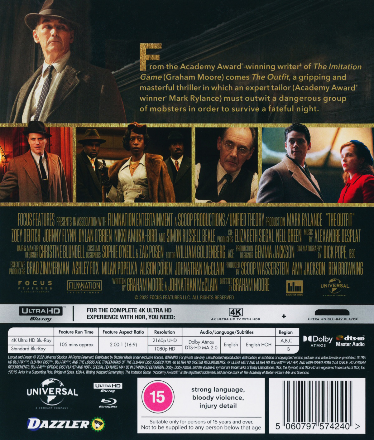 The Outfit (ej svensk text) (4K Ultra HD + Blu-ray) - 2