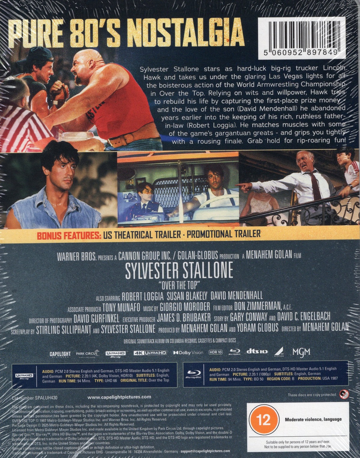 Over the Top (Limited Edition Steelbook) (ej svensk text) (4K Ultra HD + Blu-ray) - 2