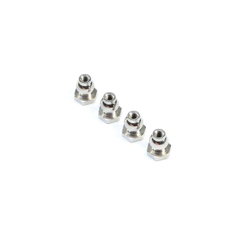 TLR Suspension Ball 6.8mm Flanged (4): 8X, 8XE