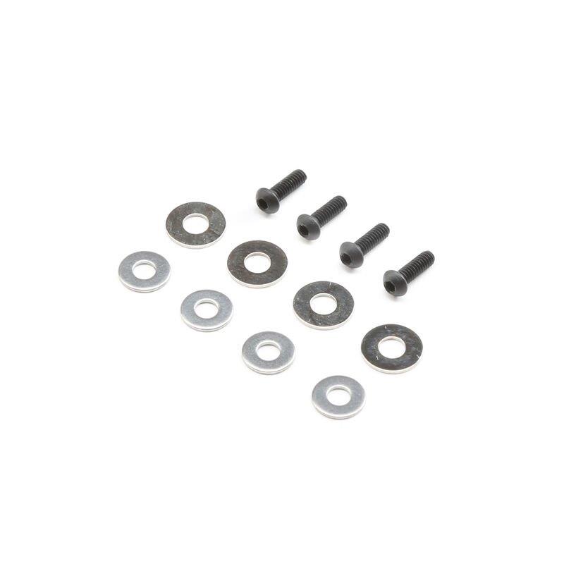TLR Shock Washer Screw (4): 8X, 8XE