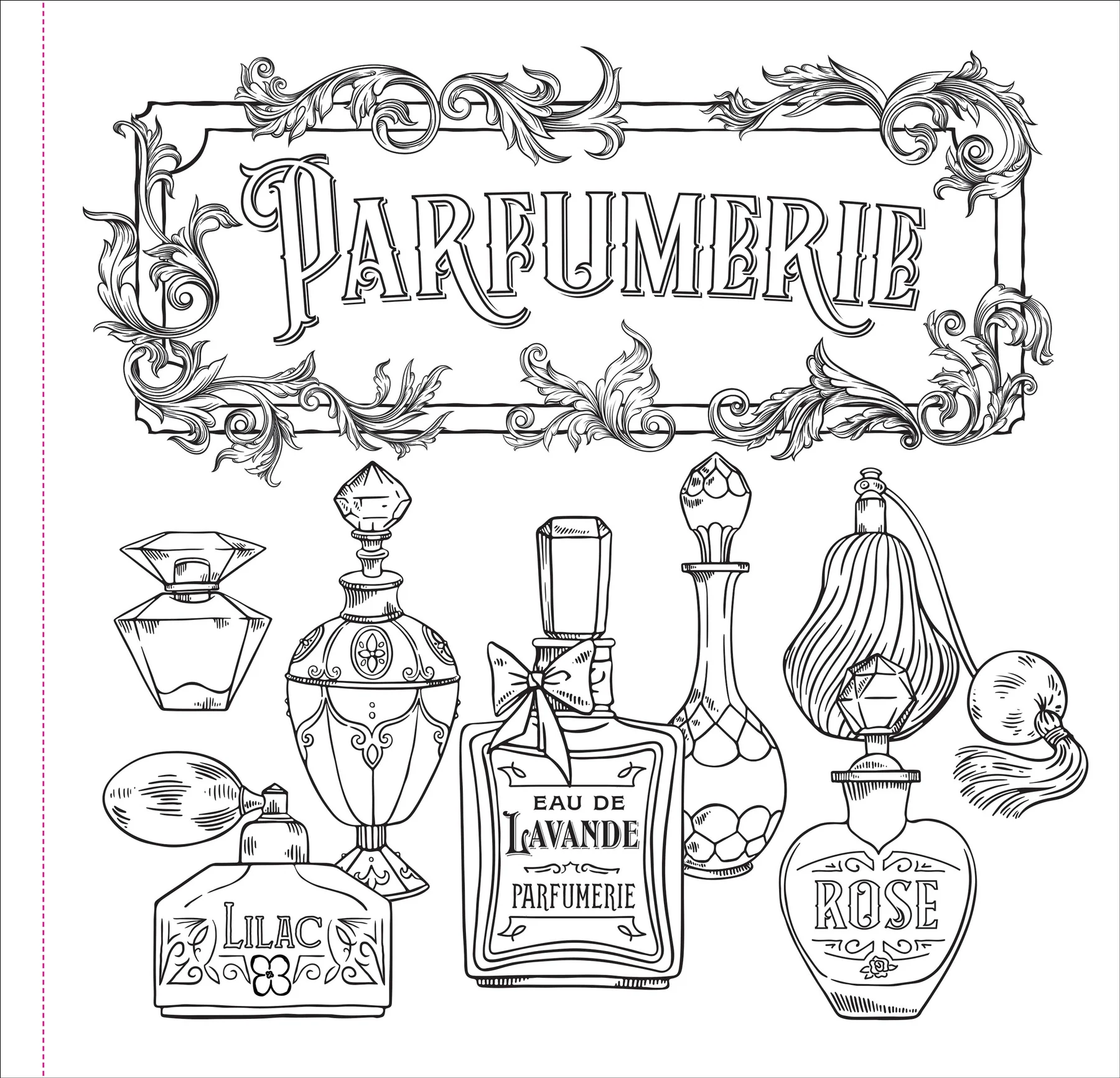 Ephemera Adult Coloring Book - 3