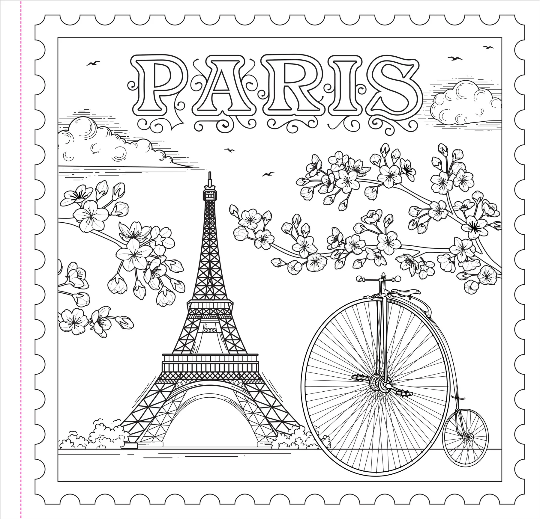 Ephemera Adult Coloring Book - 4