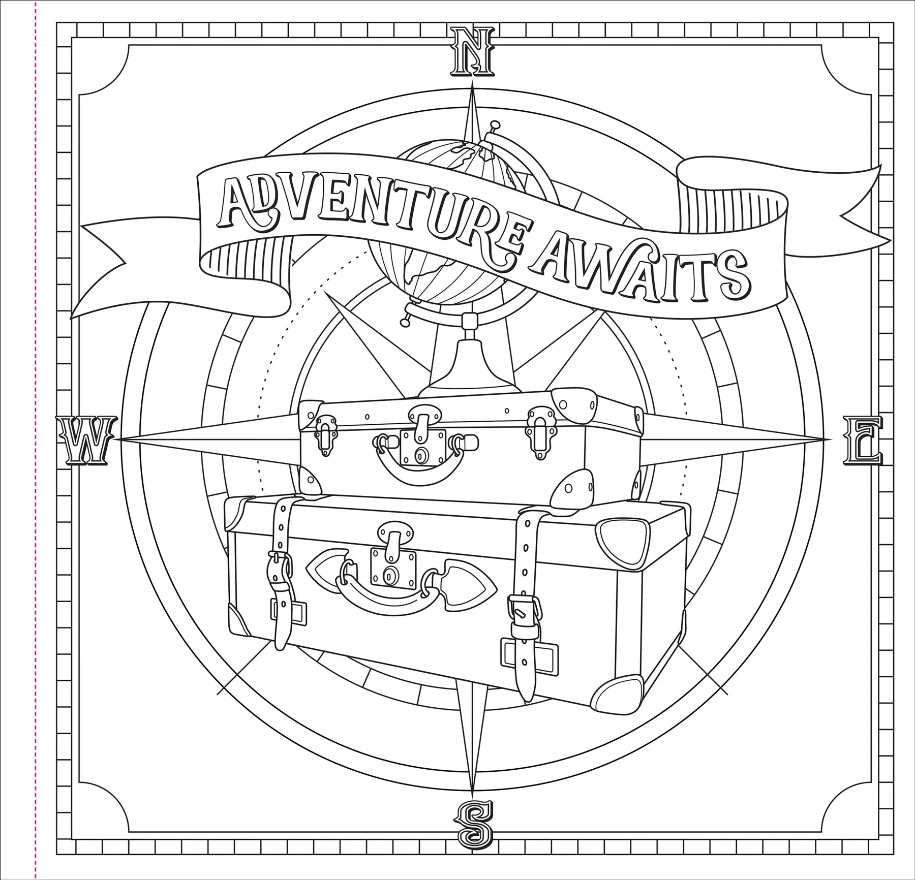 Ephemera Adult Coloring Book - 5