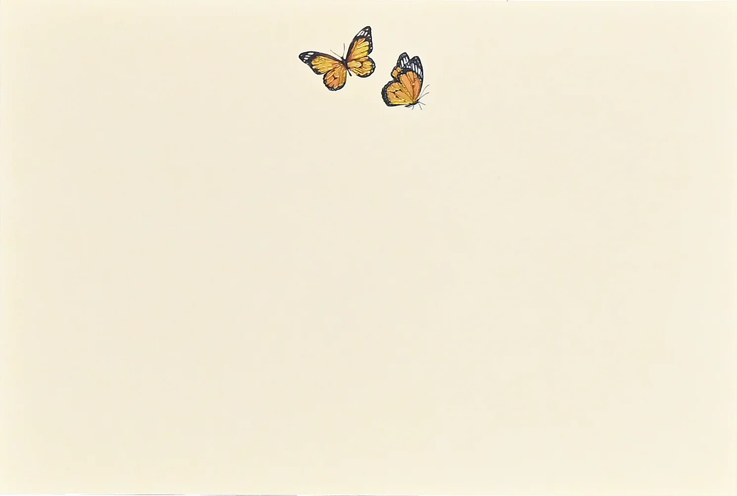 Monarch Butterflies Correspondence Cards - 2