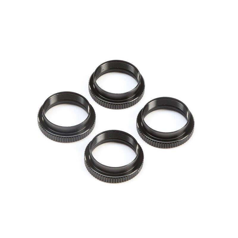 TLR 16mm Shock Nuts and O-rings (4): 8X, 8XE