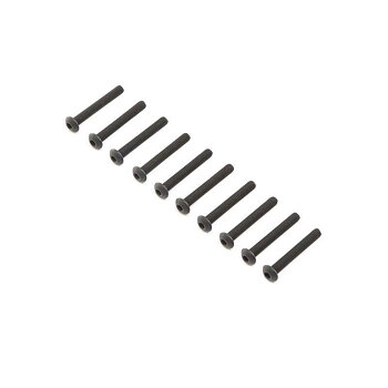 LOSI Button Head Screws, Steel, Black Oxide, M4 x 30mm (10)