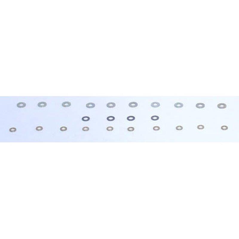 LOSI Hardened Washers, #4 and 1/8tum