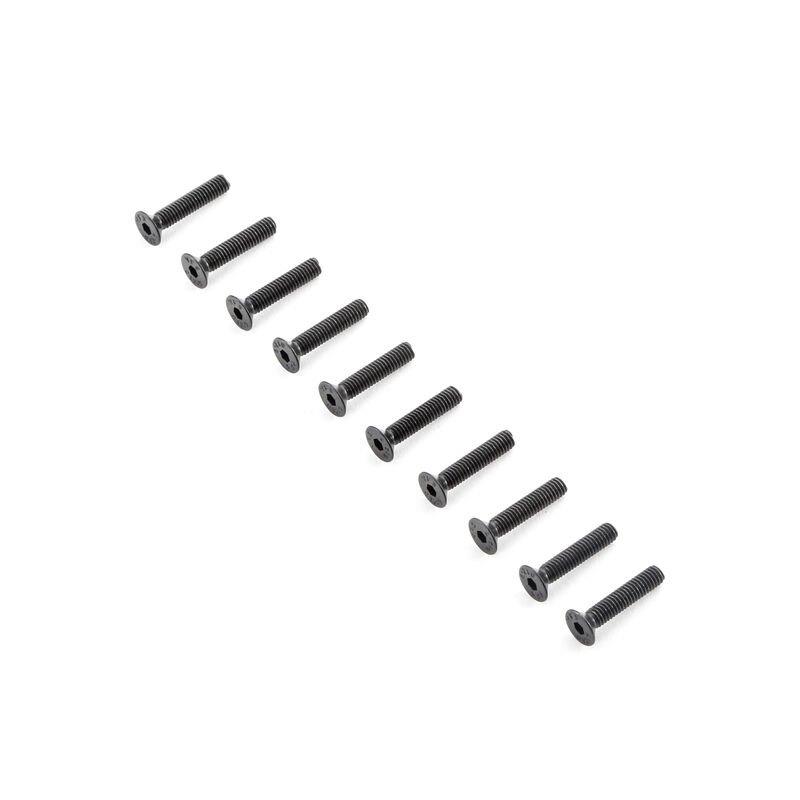 TLR Flat Head Screws M4x20mm (10)