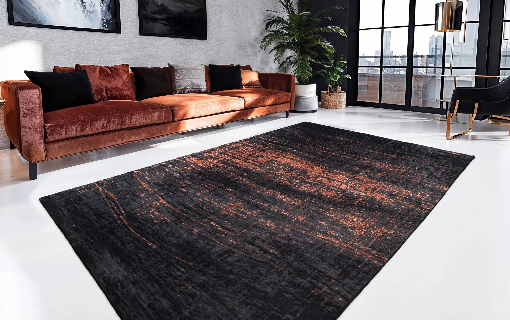 Griff Soho Copper Utomhusmatta 200x280cm - 6