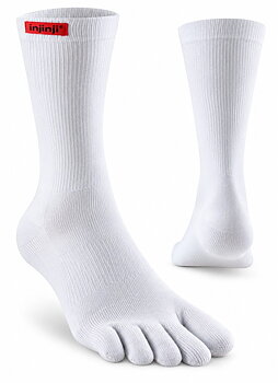 Injinji Sport Original Weight Crew Valkoinen