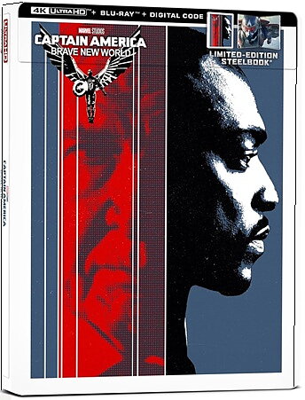 Captain America: Brave New World - Limited Edition Steelbook (BLU-RAY 4K ULTRA HD + BLU-RAY)