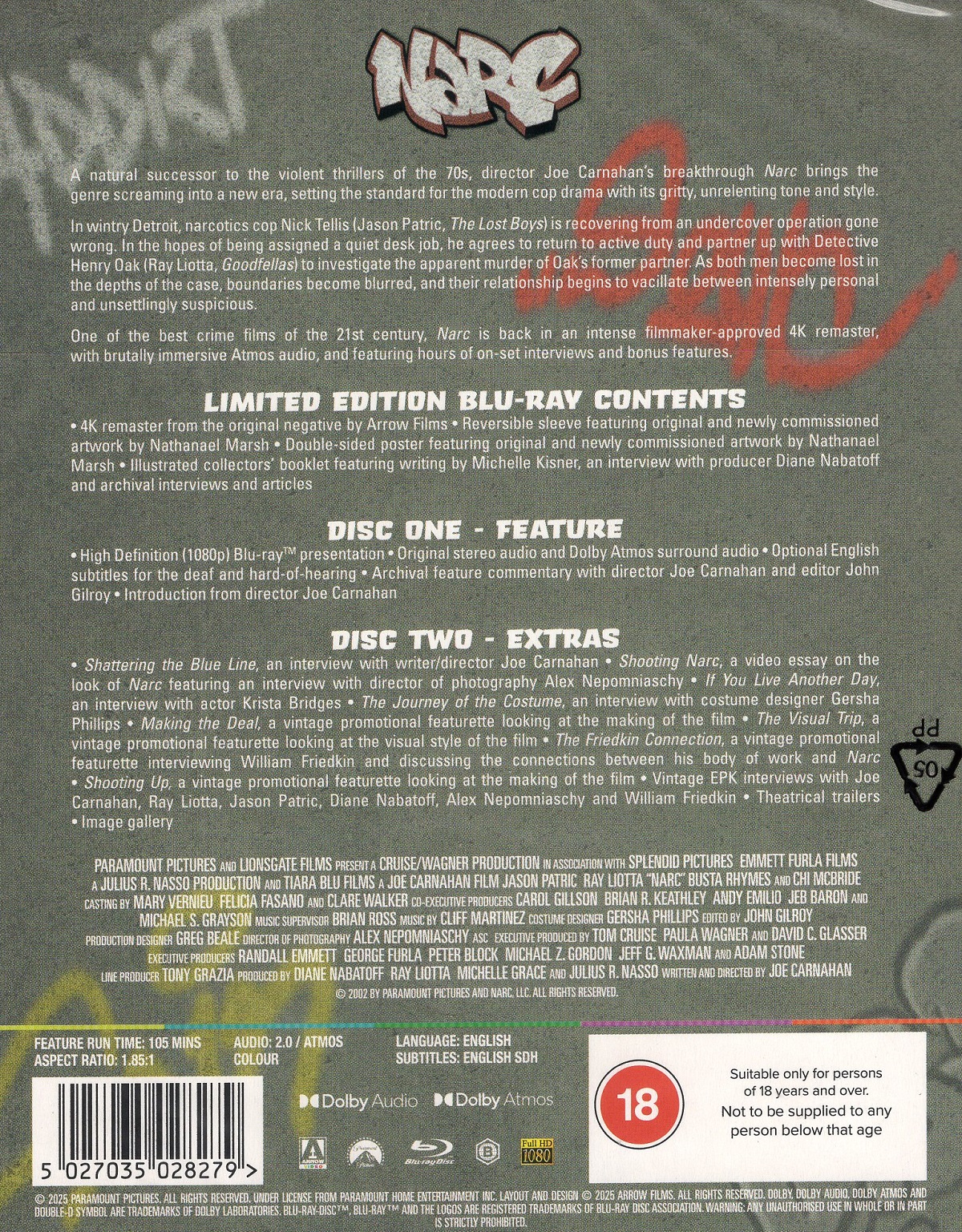 Narc (Limited Edition) (ej svensk text) (Blu-ray) - 2