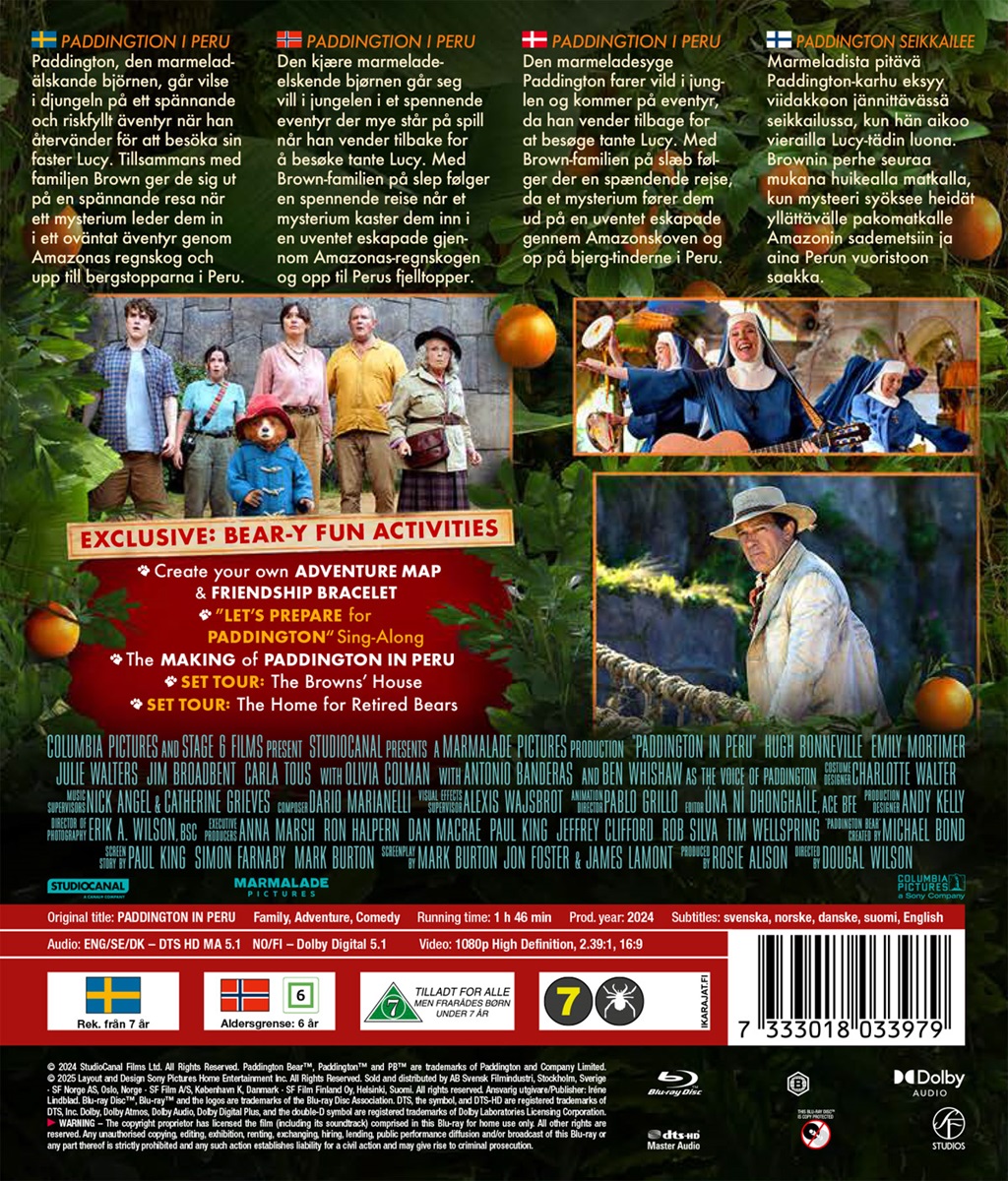 Paddington i Peru (Blu-ray) - 2