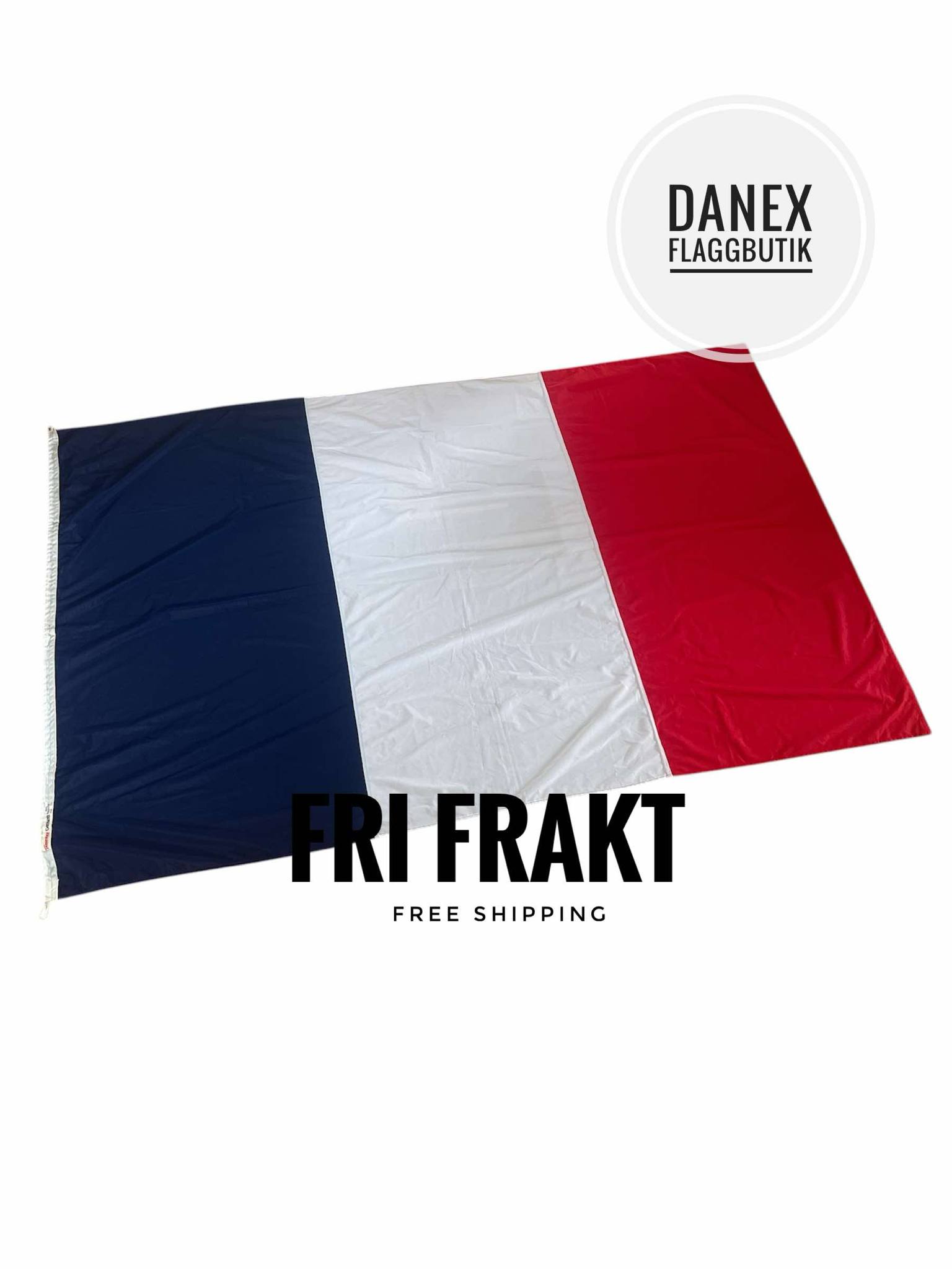 Frankrike flagga 200 cm - FYND