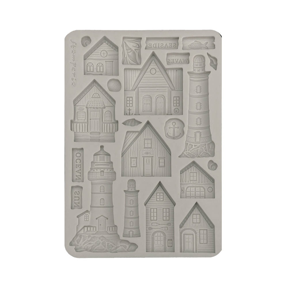 Silicon mold A5 - Silent Sea houses and lighthouse 