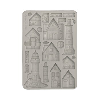 Silicon mold A5 - Silent Sea houses and lighthouse 
