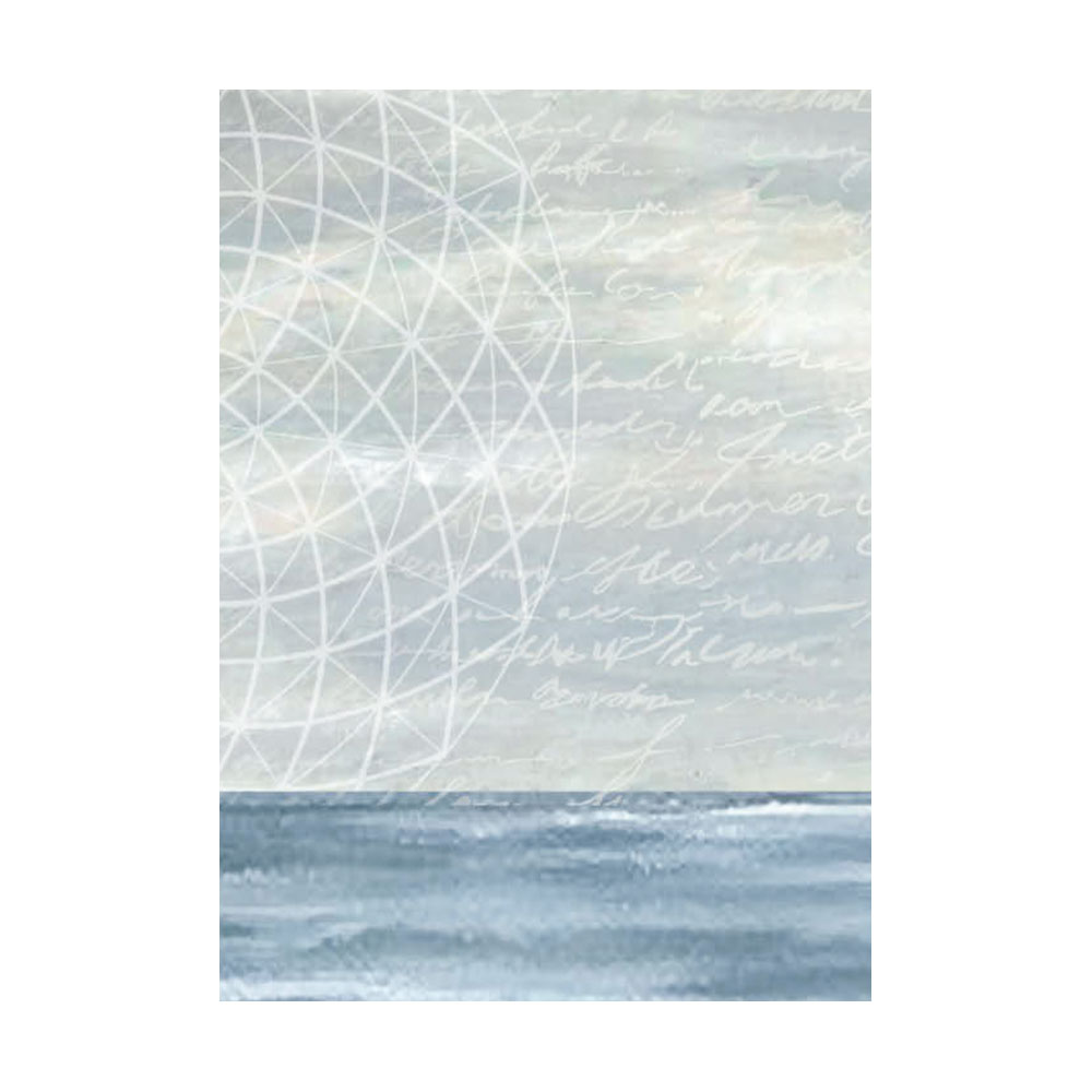 Selection 8 Rice paper A6 backgrounds - Silent Sea - 6