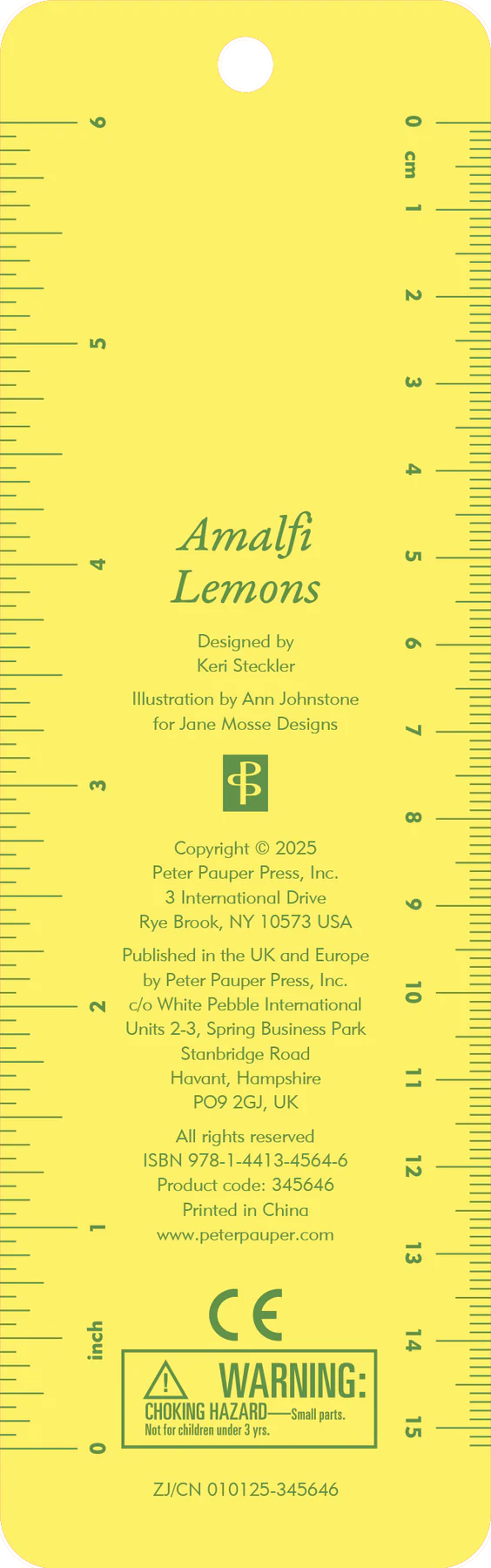 Amalfi Lemons Beaded Bookmark - 3
