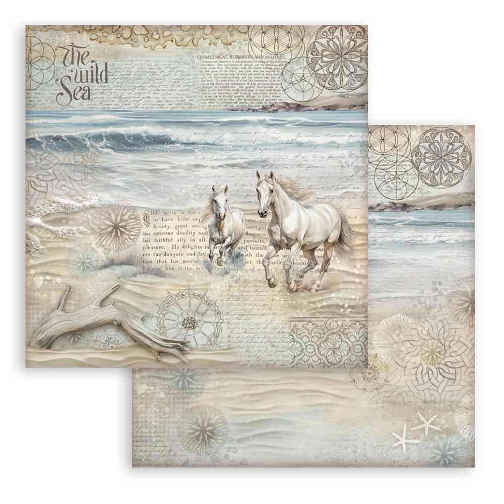 Scrapbooking Pad 10 sheets cm 30,5x30,5 (12"x12") - Silent Sea - 4