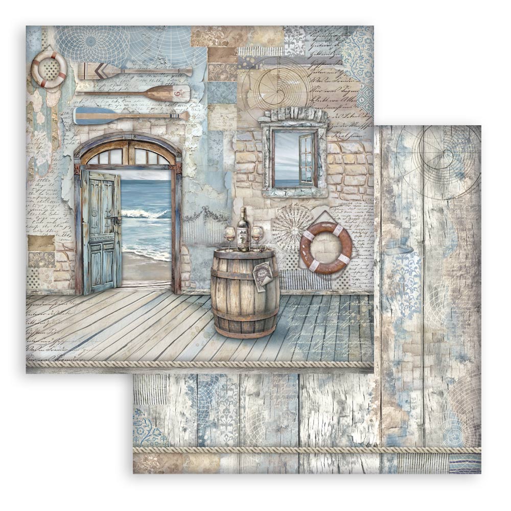 Scrapbooking Pad 10 sheets cm 30,5x30,5 (12"x12") - Silent Sea - 3
