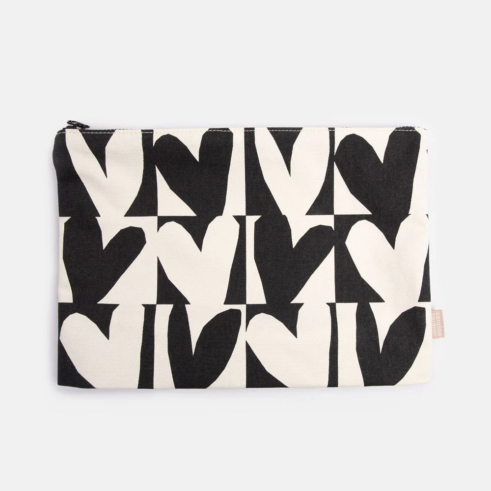 Checkmate Hearts Set of 2 Travel Pouches - 2
