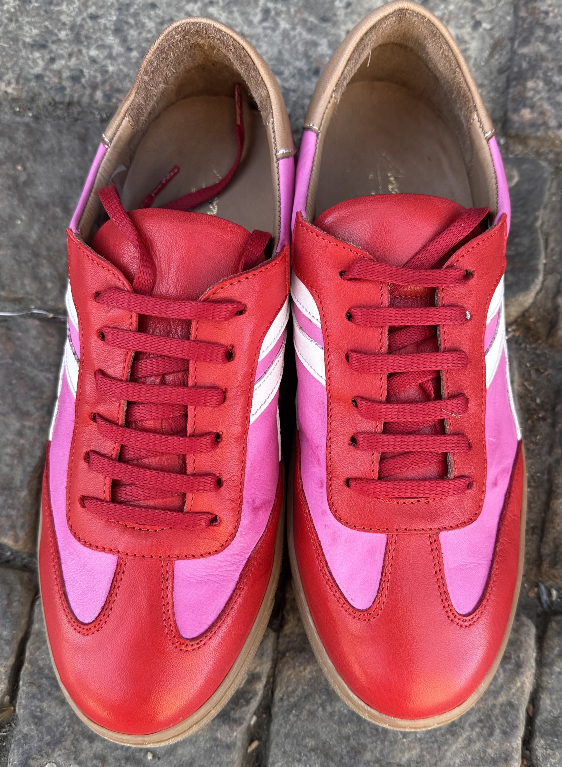 Sneakers Freya från  Andrea Conti, chili/pink/weiß/ peanut - 3