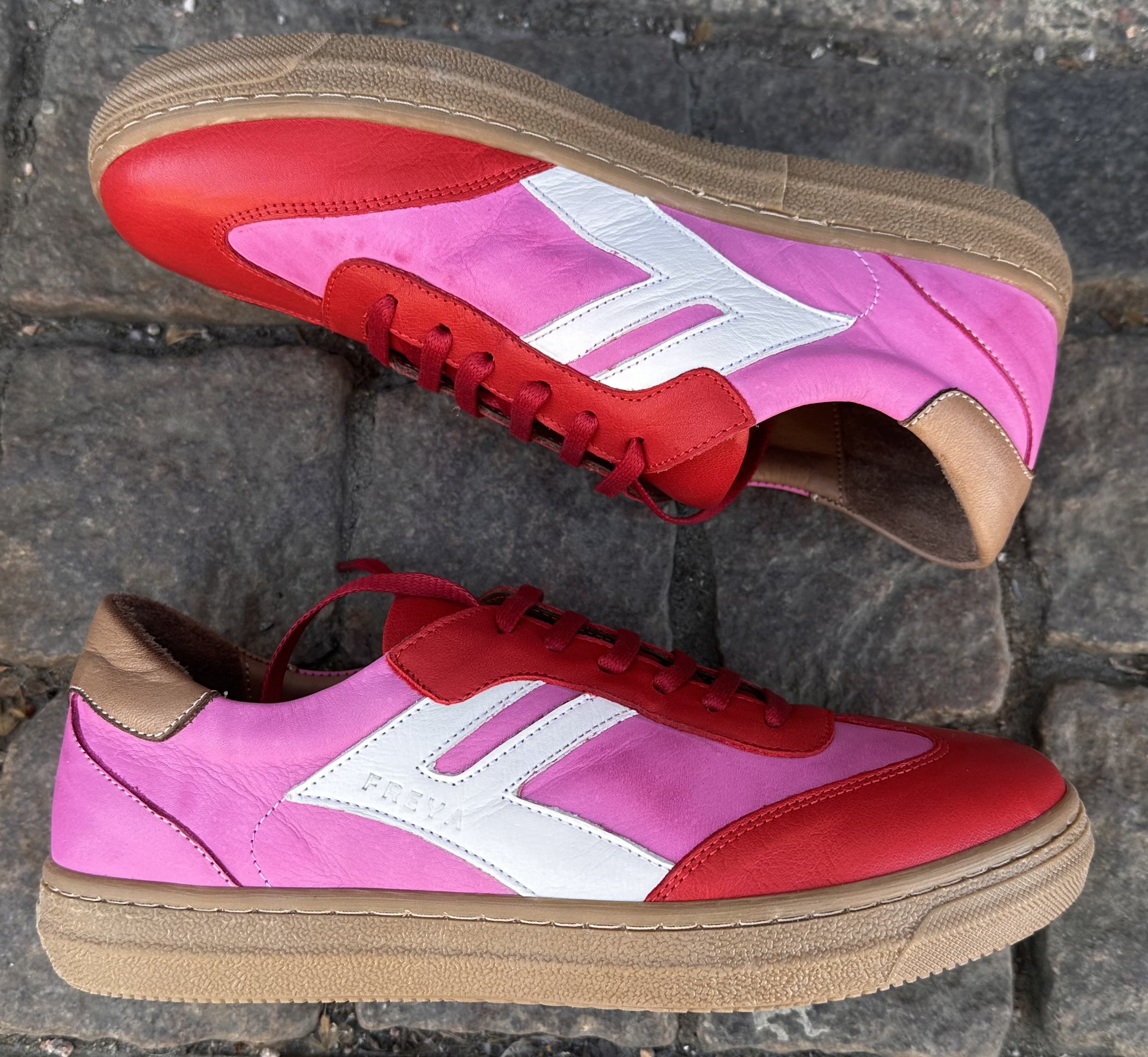Sneakers Freya från  Andrea Conti, chili/pink/weiß/ peanut - 2