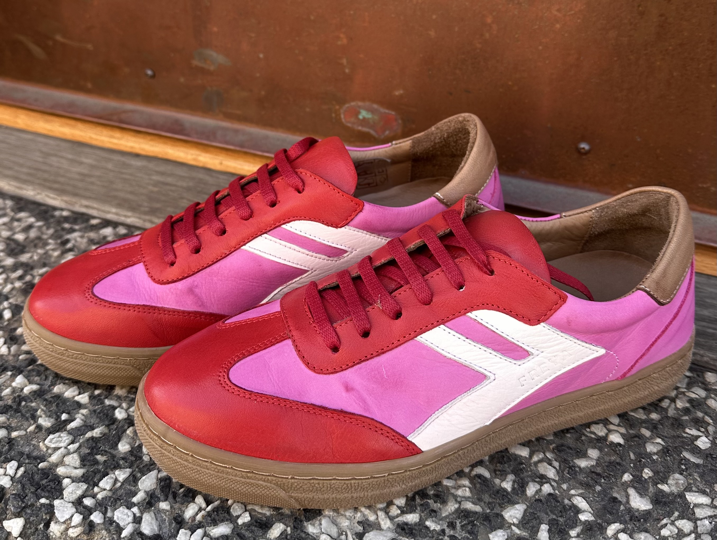 Sneakers Freya från  Andrea Conti, chili/pink/weiß/ peanut