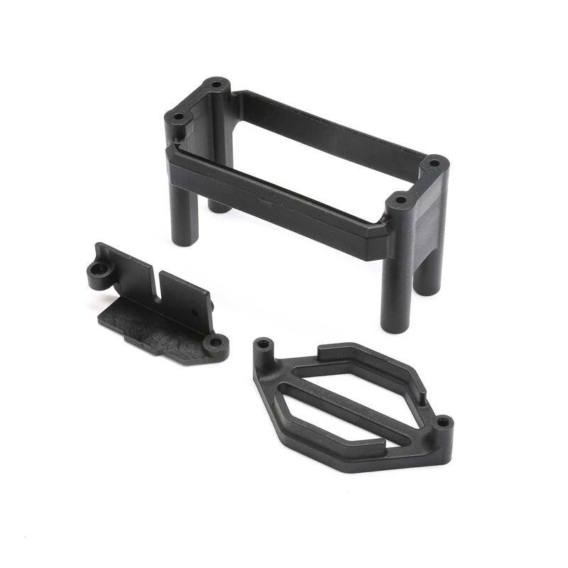 LOSI ESC & Servo Mount: 8X Super Lasernut