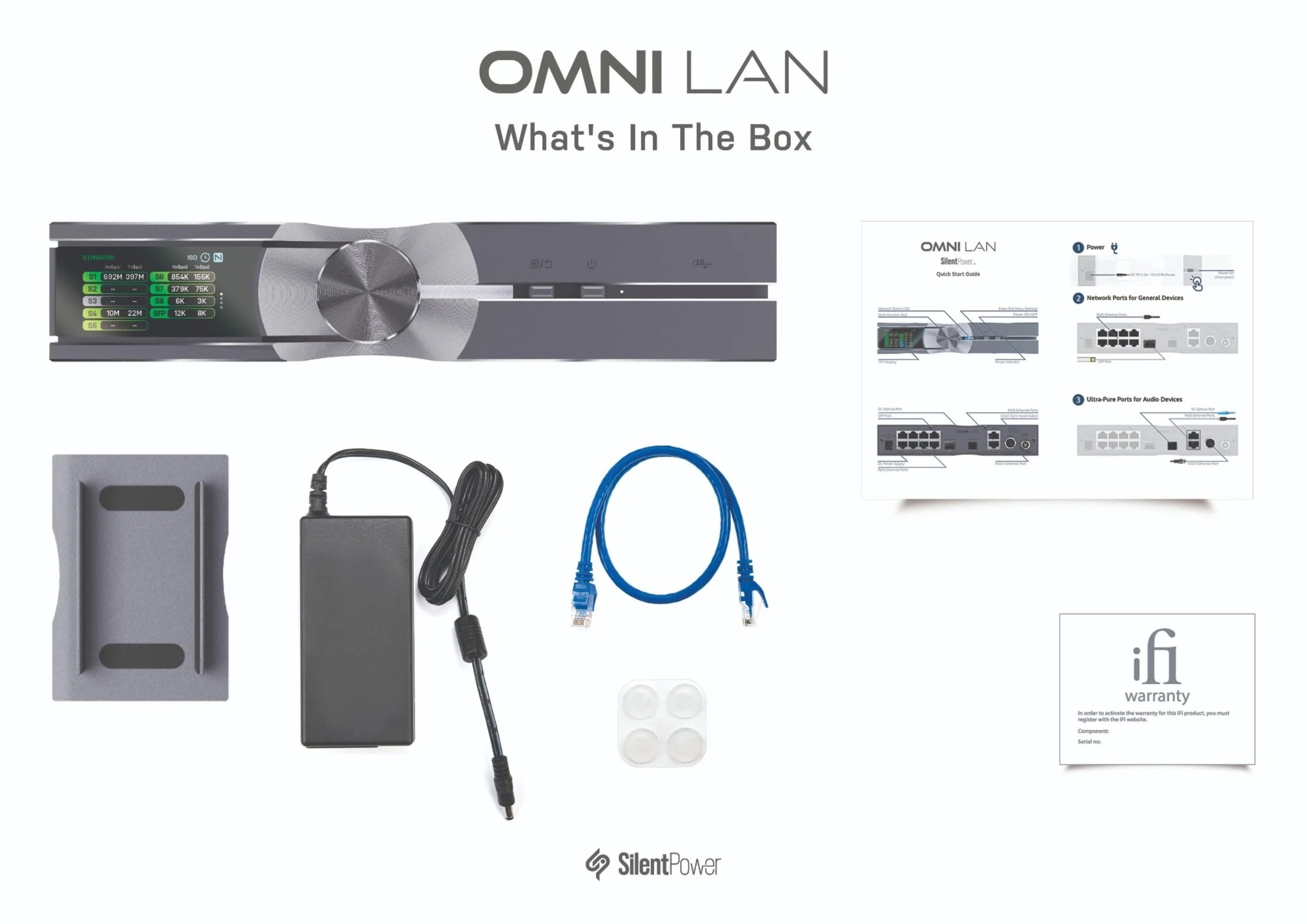iFi Silent Power OMNI LAN - Nätverkswitch för audiofilen - 5