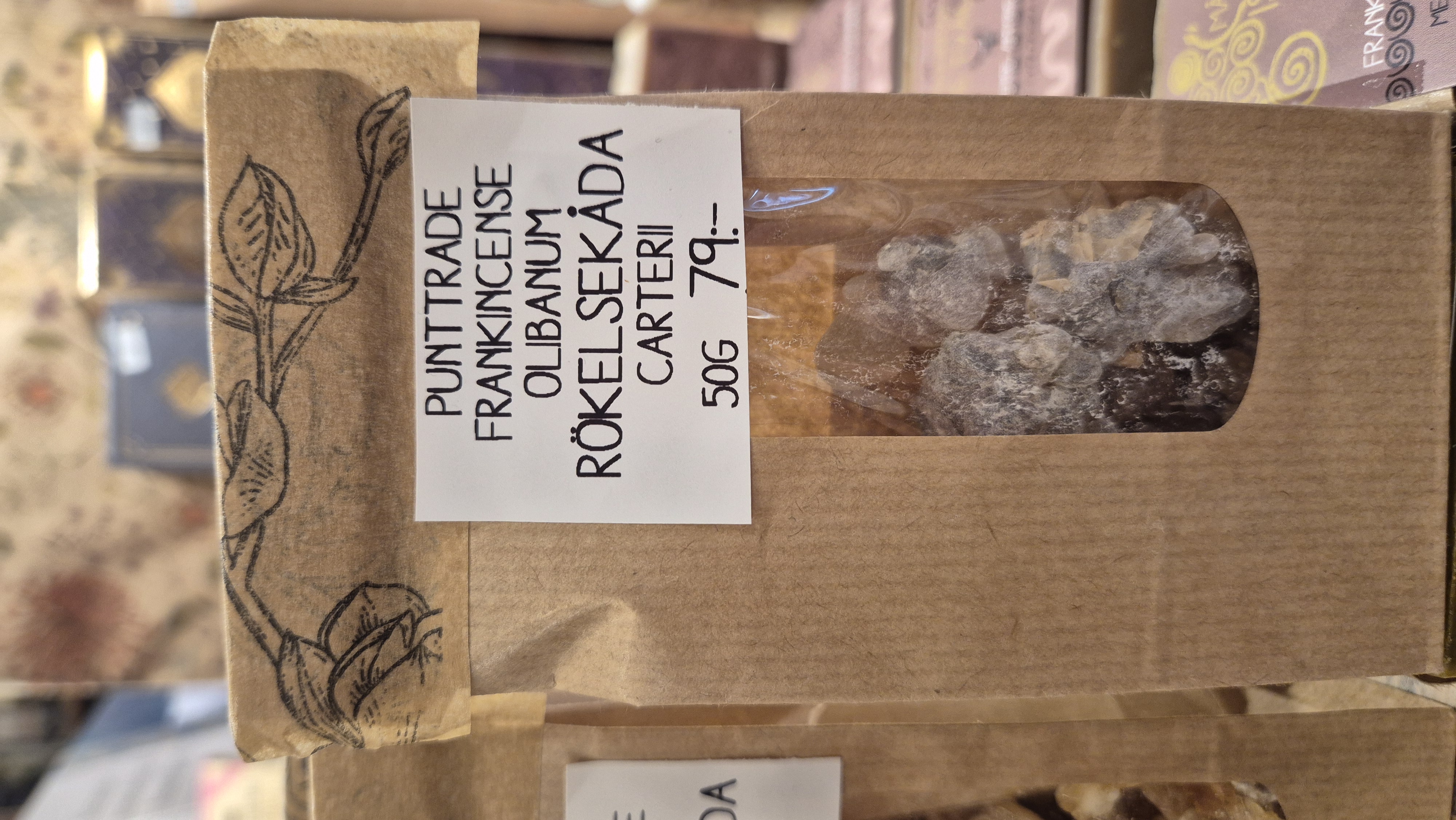 Punttrade Frankincense Olibanum Rökelsekåda Carterii 50g