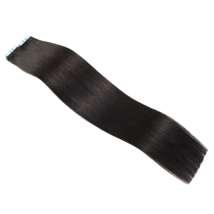 Russian Luxe Line - Tejpextensions - 50 cm - Färg 1B (Darkest Brown) - 2