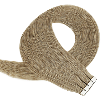 Russian Luxe Line - Tejpextensions - 50 cm - Färg M8/60 (Cool Medium Dark Blonde/Pure Blonde FineMix)