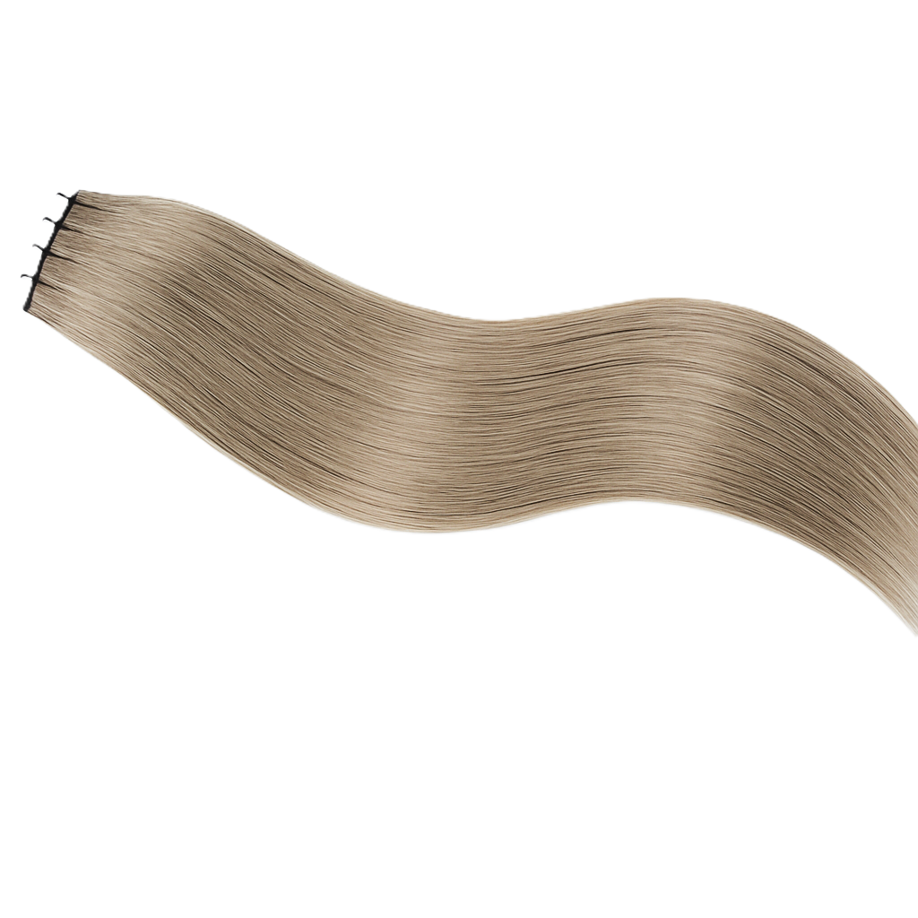 Russian Luxe Line - Tejpextensions - 50 cm - Färg M8/60 (Cool Medium Dark Blonde/Pure Blonde FineMix) - 2
