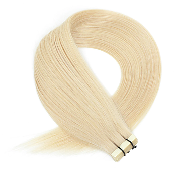 Russian Luxe Line - Tejpextensions - 50 cm - Färg 60 (Pure Blonde)