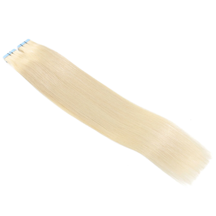Russian Luxe Line - Tejpextensions - 50 cm - Färg 60 (Pure Blonde) - 2