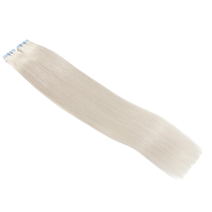 Russian Luxe Line - Tejpextensions - 50 cm - Färg ICE (Platinum Ashy Blonde) - 2