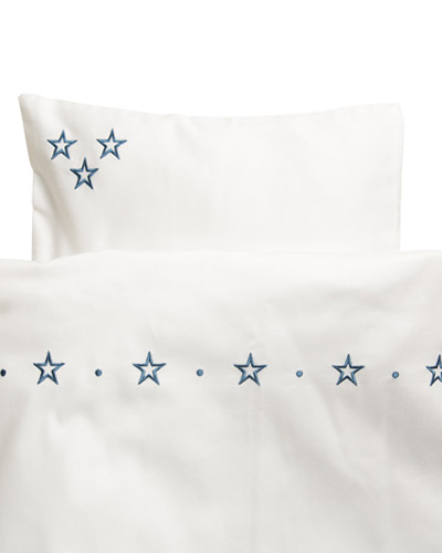 Sängkläder, Vagn/Vagga - Blue Star